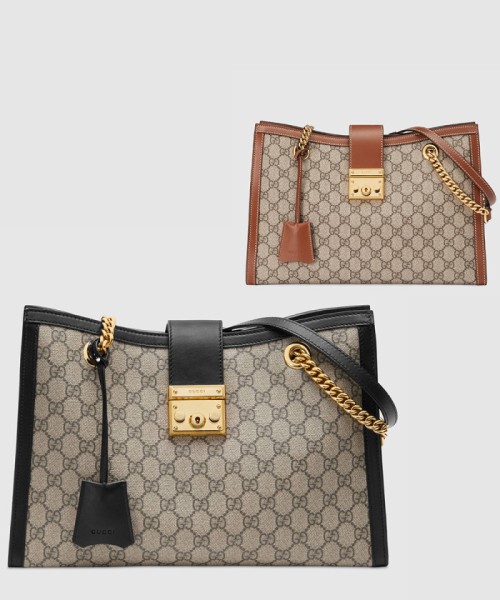 [GUCCI-구찌]패드락 미듐 GG 숄더백 479197