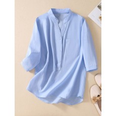 플라비 헨리넥 7부 셔츠