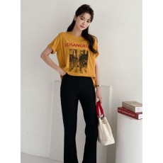 애비로드 프린팅 반팔 티셔츠