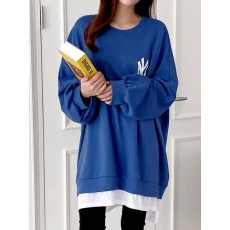 영턱스 루즈핏 기모 맨투맨 티셔츠