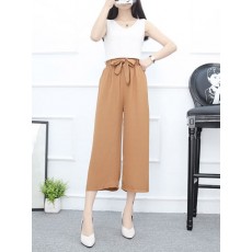 베티 와이드 밴딩 팬츠