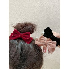 샌더 리본 머리끈 3개세트