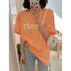 프레시아 라운드 넥 반팔 티셔츠