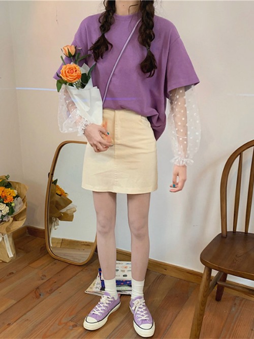 풀하우스 레이어드 티셔츠
