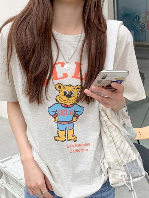 쿠미니 곰돌이 반팔 티셔츠