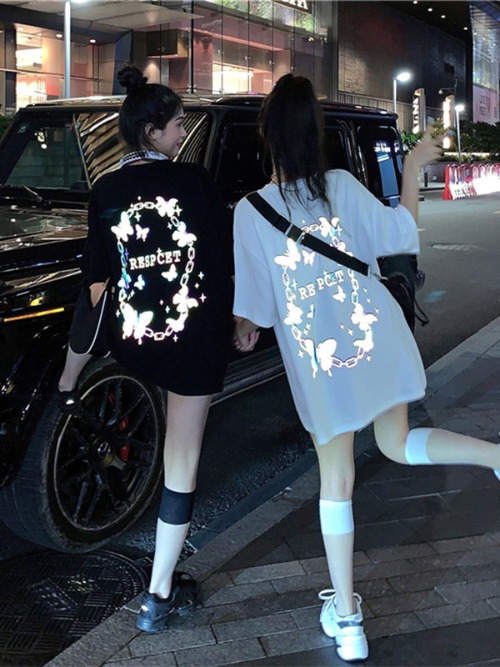 파티 반팔 티셔츠