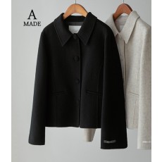 울 숏코트_모던블랙 [코트CLP81] one color_free size