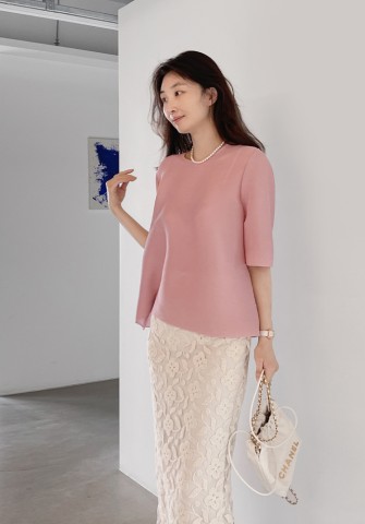 리즈주름블라우스