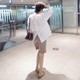 뒷트임블라우스